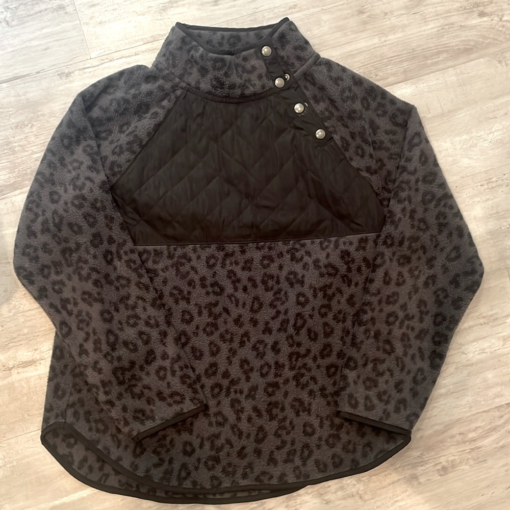 J. Crew Factory Cheetah Pullover
